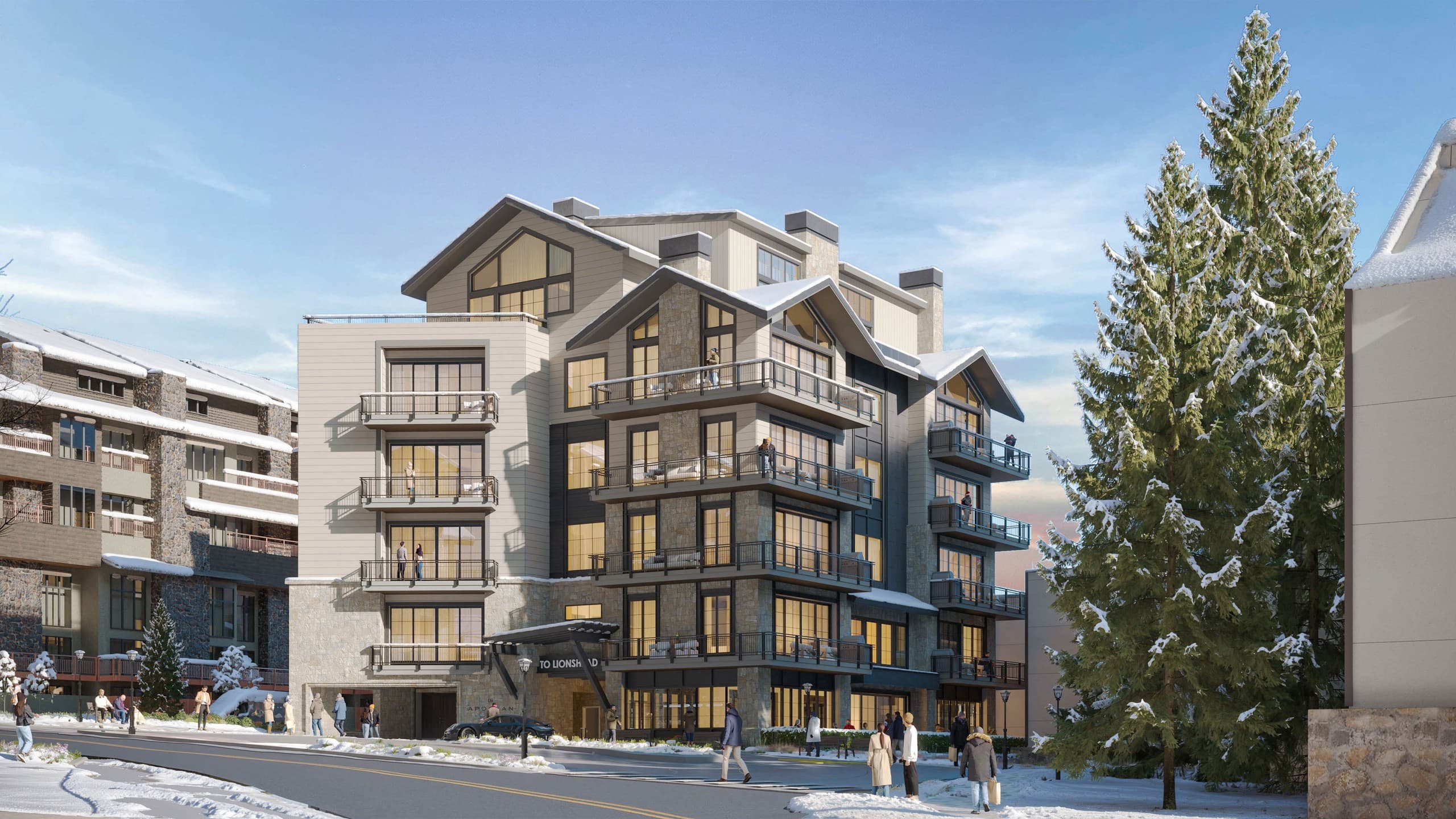 Architectural visualization of The Apogean in Beaver Capital · Vail, CO