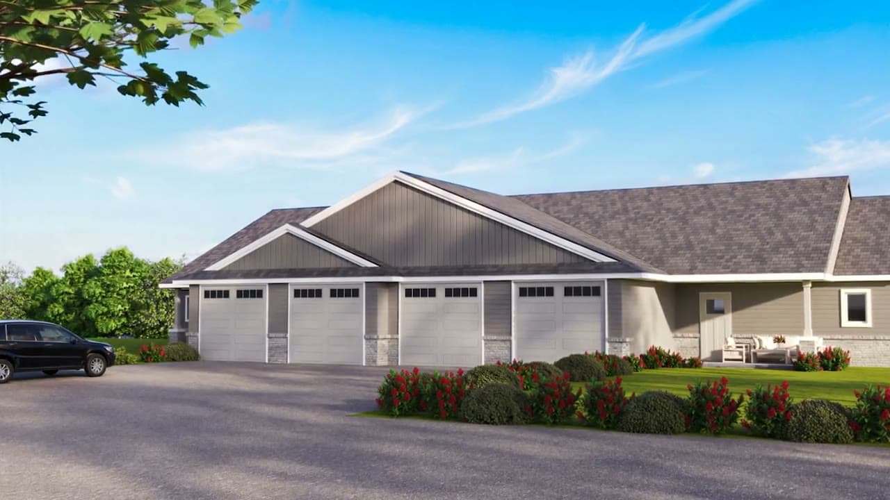 Architectural visualization of Satori Patio Homes in Rockford, IL