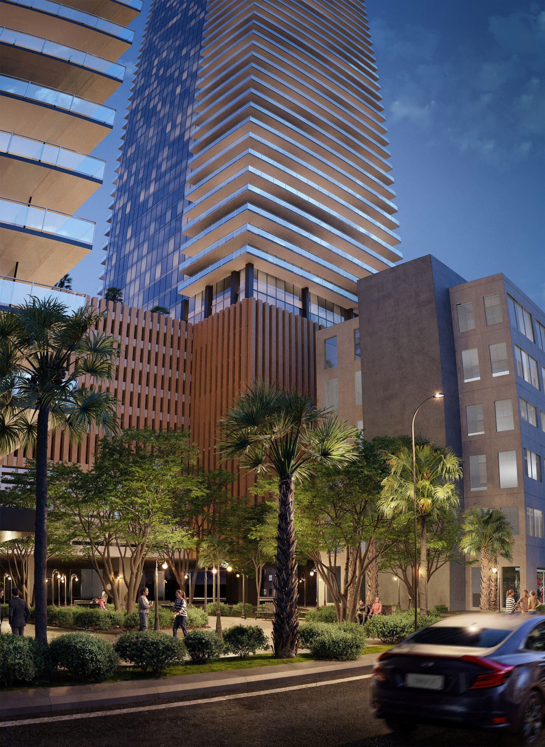 Architectural visualization of 2200 Biscayne in Crescent Heights · Miami, FL