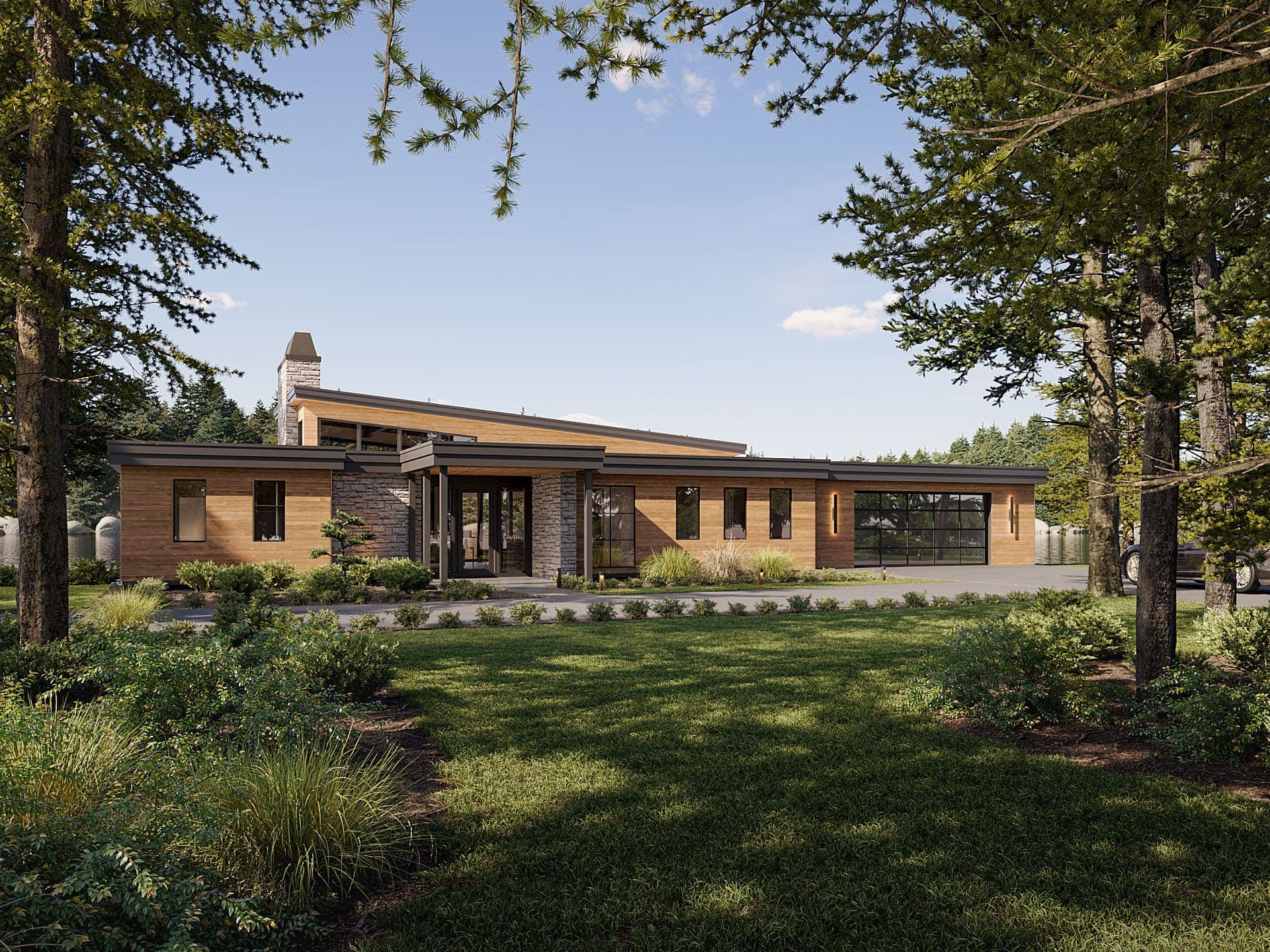 Architectural visualization of Dellania Residence in Mitch Wise Design · Milwaukee, WI