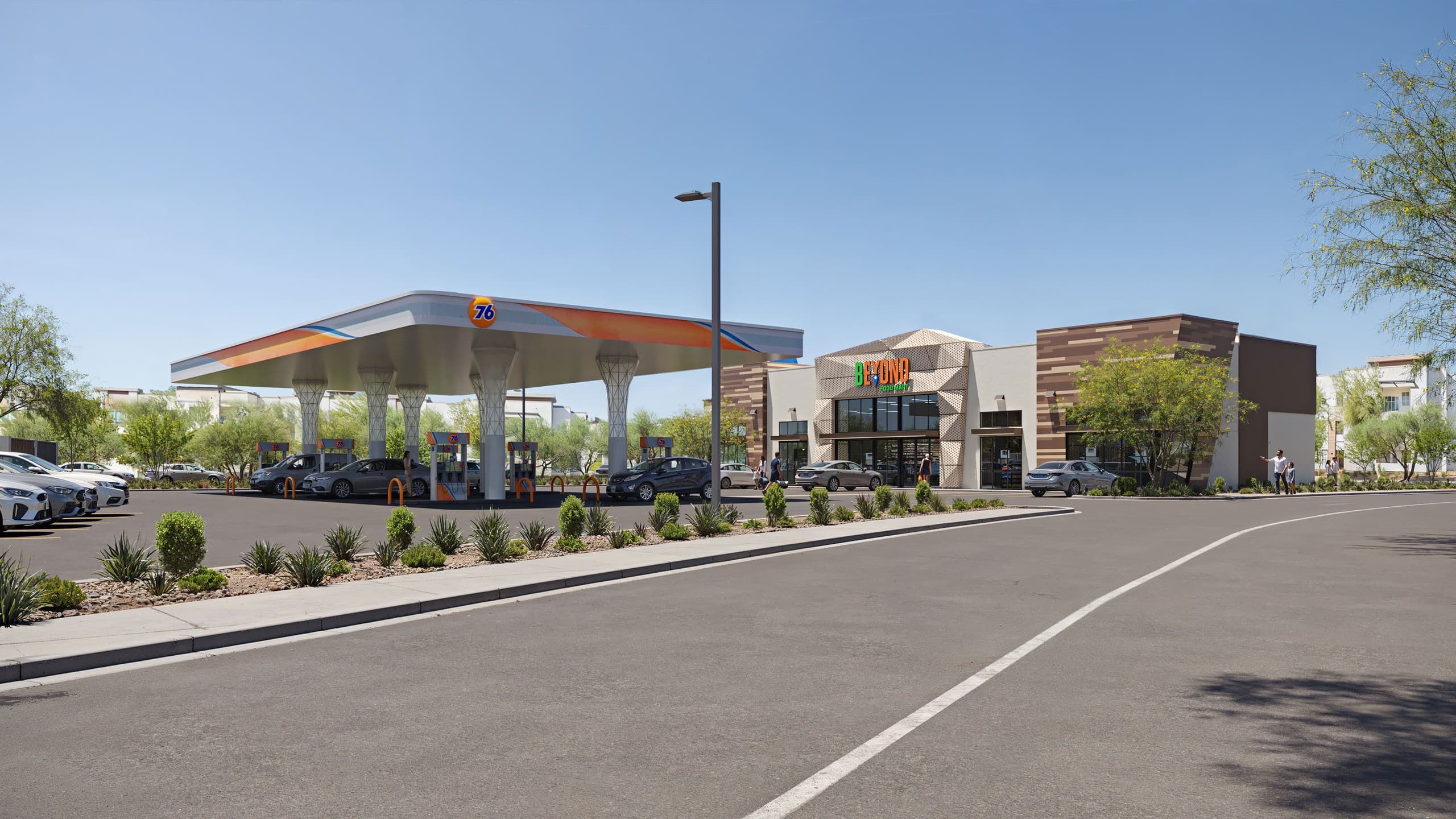 Architectural visualization of Beyond in AGC Design Concept · Indio, CA