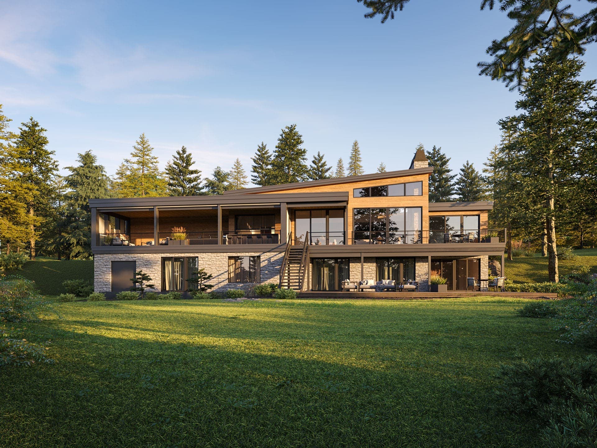 Architectural visualization of Dellania Residence in Mitch Wise Design · Milwaukee, WI