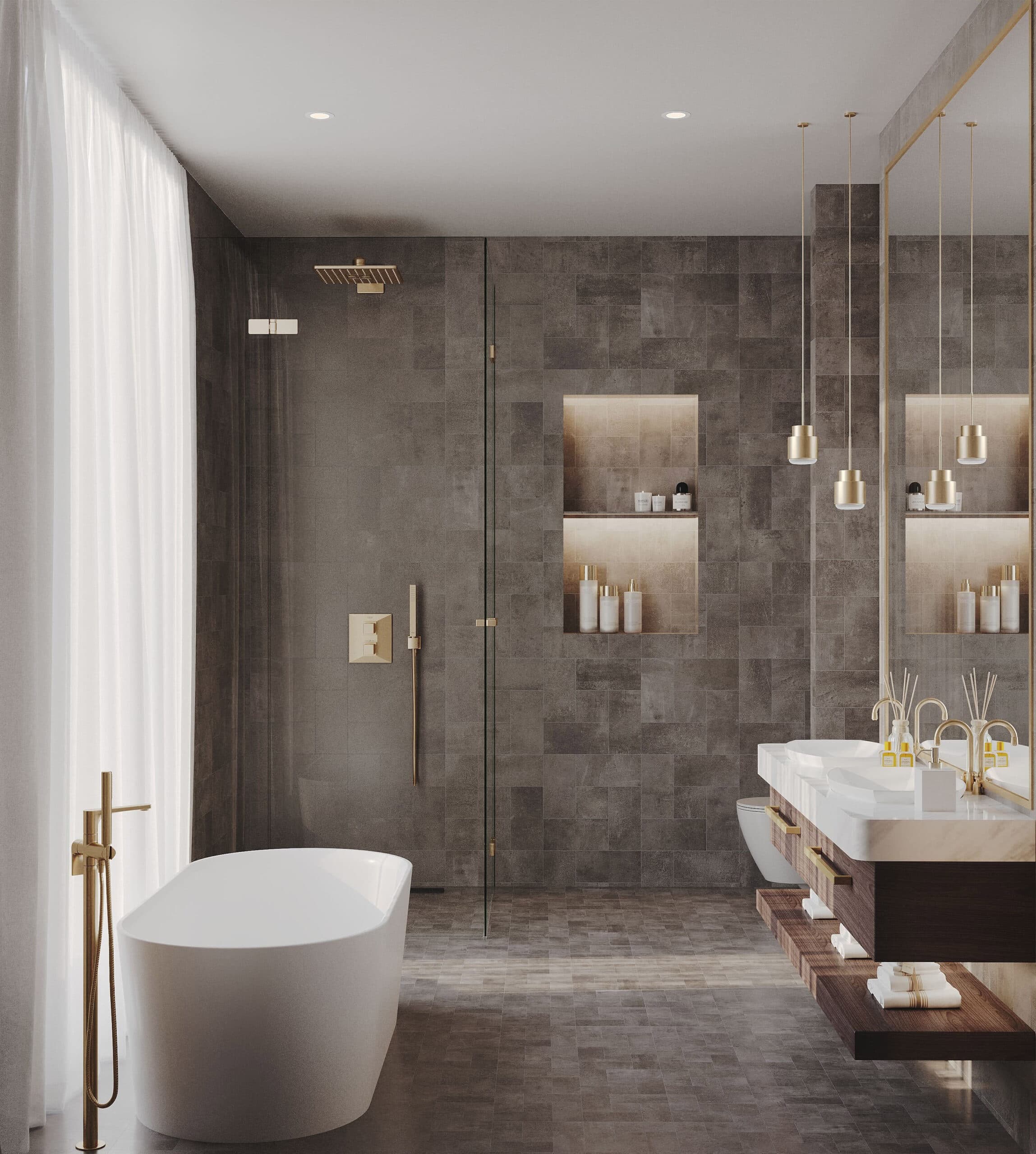 Architectural visualization of Hampstead Residence in Sai Interiors · London, UK