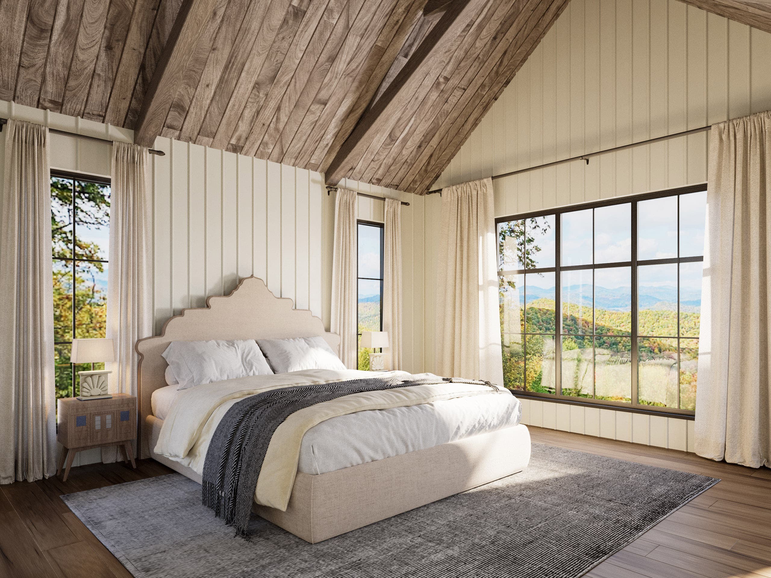 Architectural visualization of Sullivan Residence in Carriage Properties · Cashiers, NC