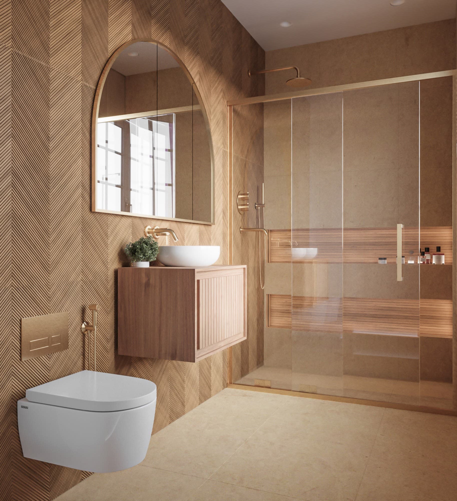 Architectural visualization of Hampstead Residence in Sai Interiors · London, UK