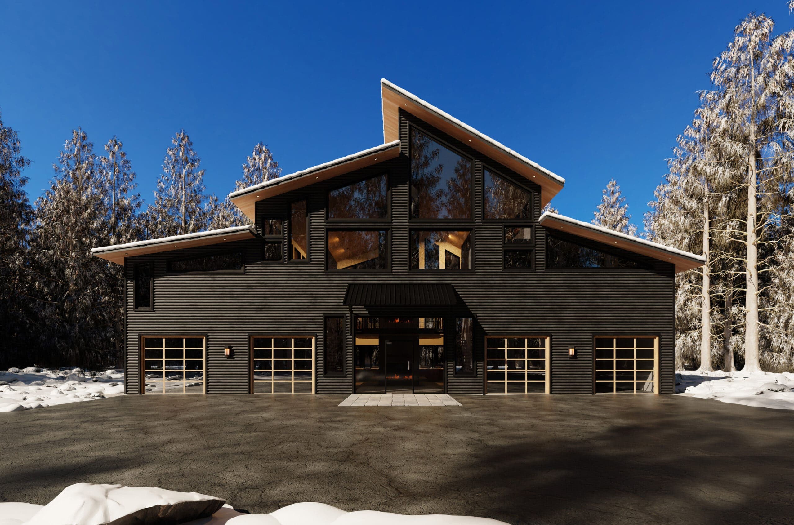 Architectural visualization of 261 Old Stockbridge Path in Rob Butler Design · Mendon, MA