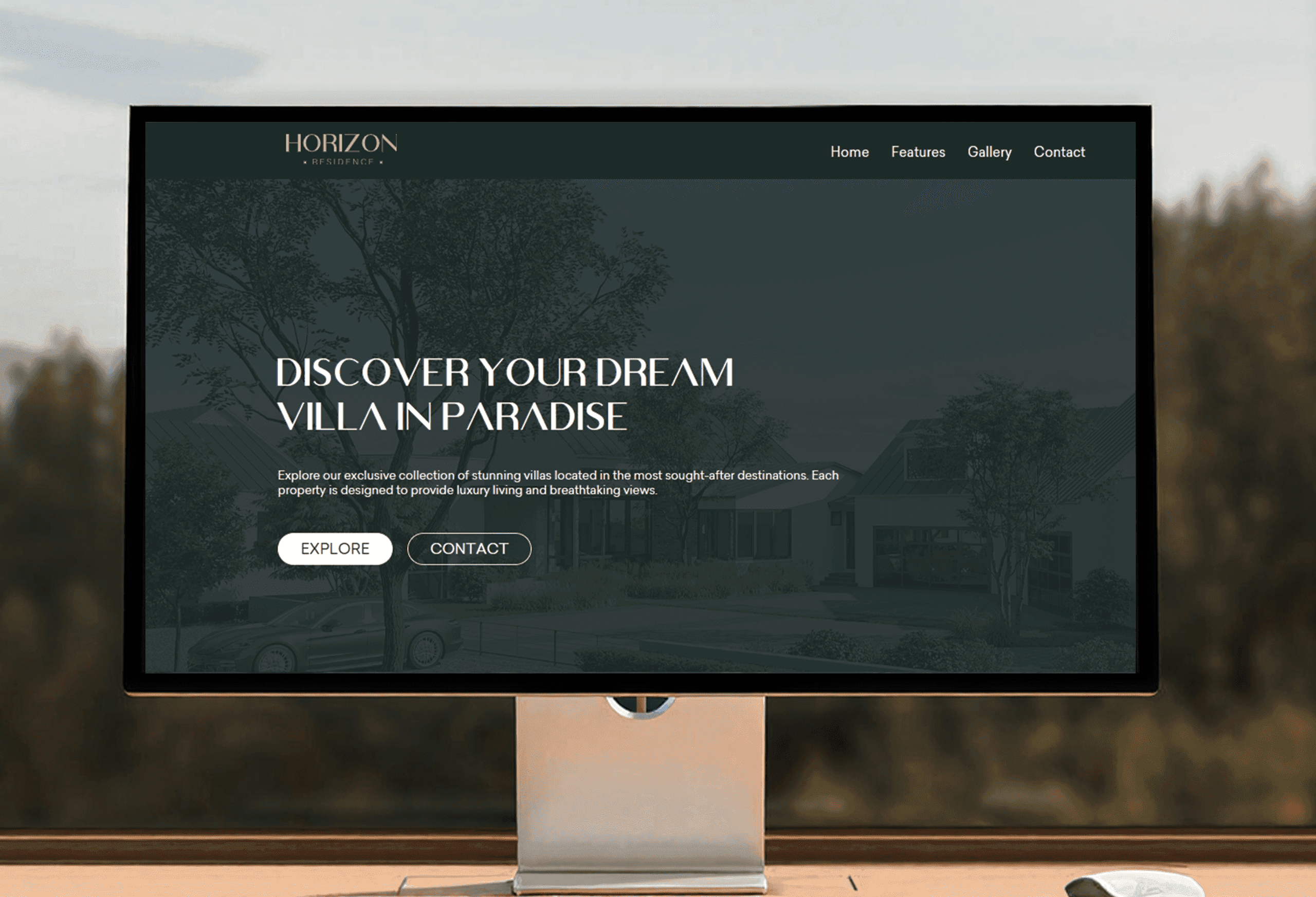 Architectural visualization of Horizon Residences