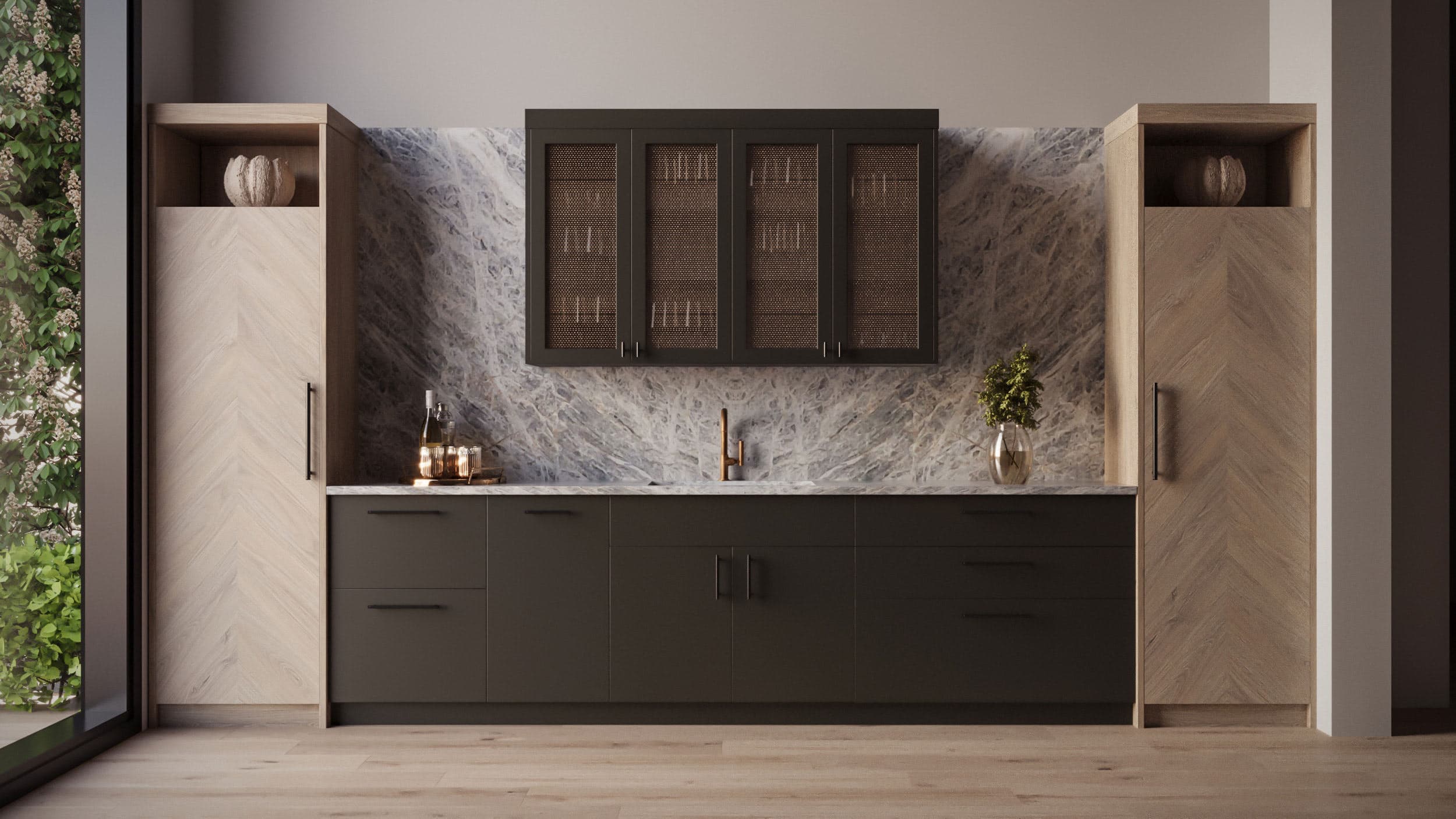 Architectural visualization of Kitchen Design in Coeur Interiors · Denver, CO