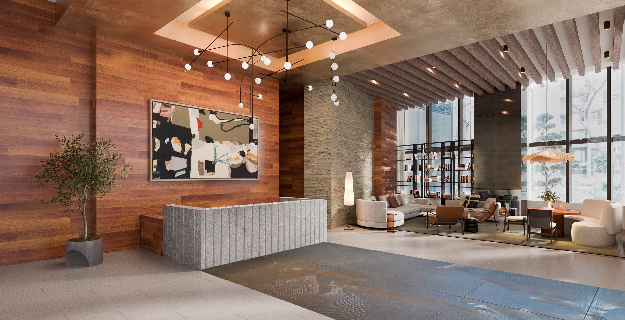 Architectural visualization of NEMA San Francisco in Crescent Heights · San Francisco, CA