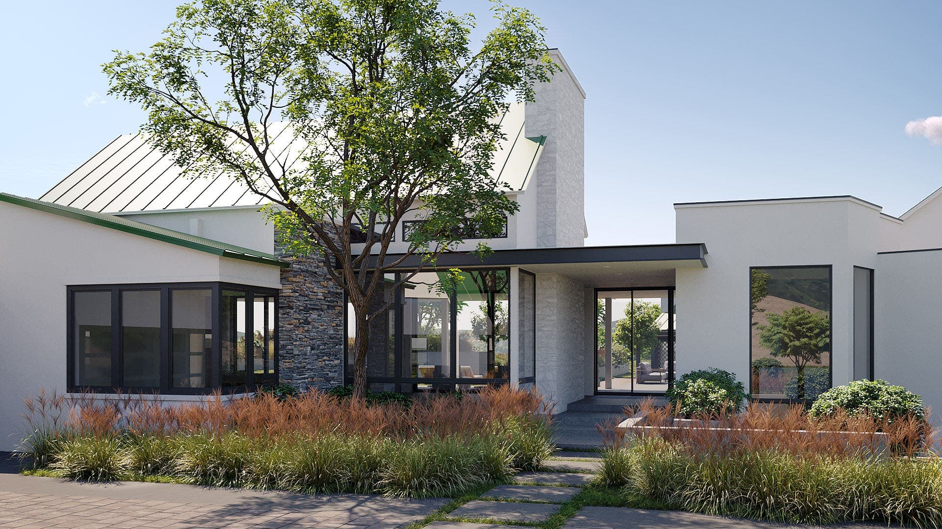 Architectural visualization of Woodley Residence in Woodley Architecture · Denver, CO