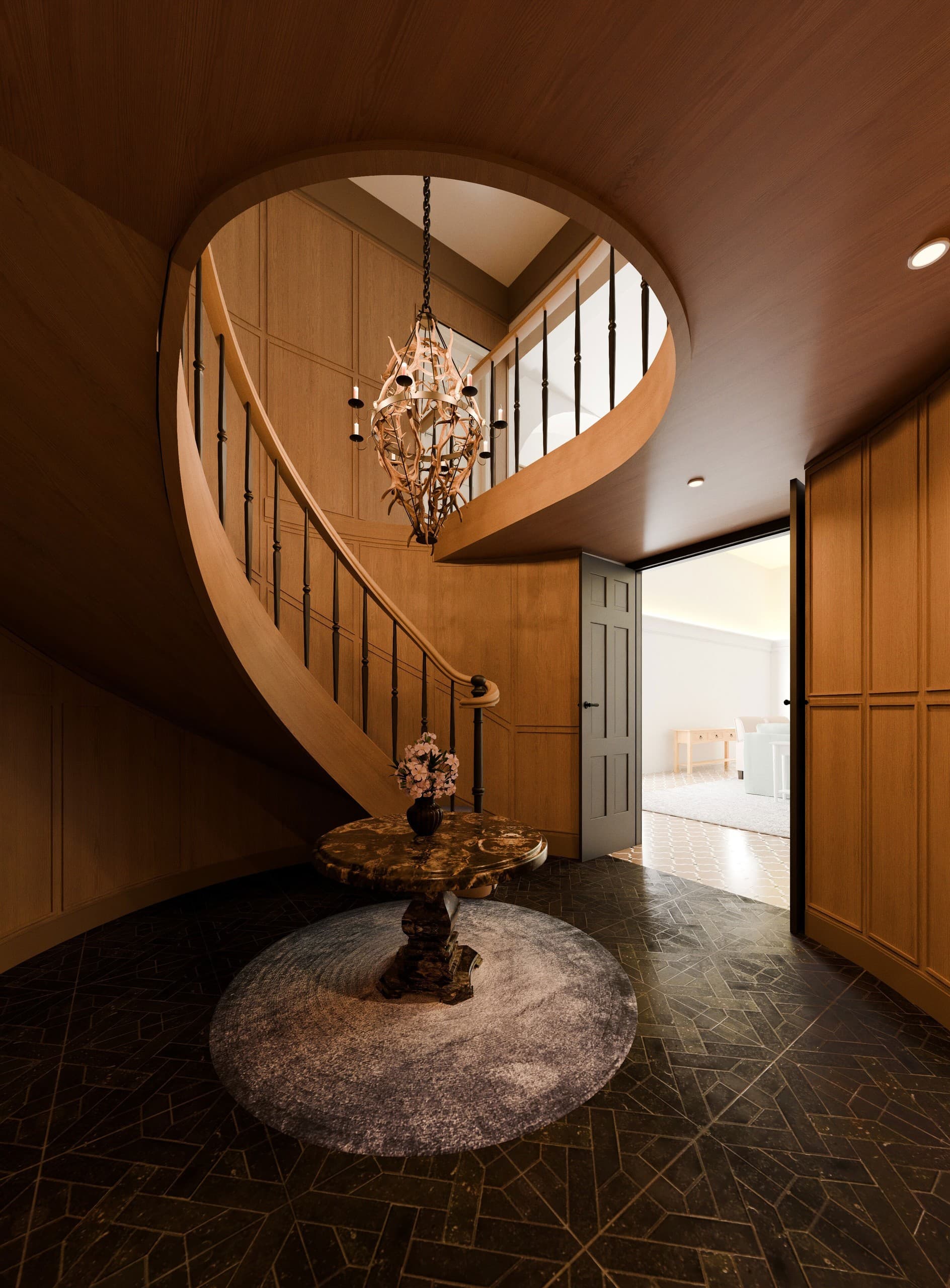 Architectural visualization of HG Residence in Luxury Design Interiors · Chappaqua, NY