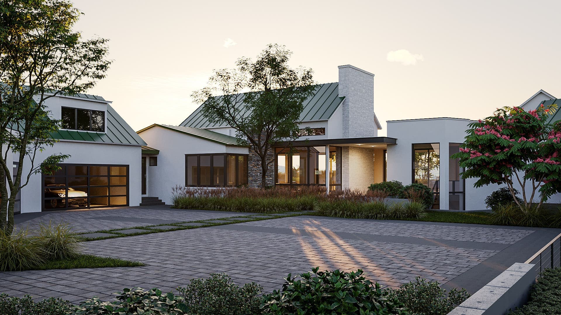 Architectural visualization of Woodley Residence in Woodley Architecture · Denver, CO