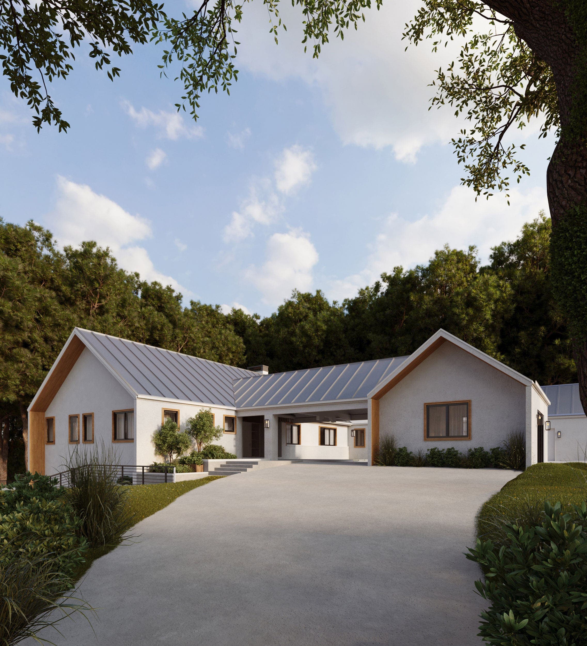 Architectural visualization of Randall Mill Residence in Philips Architecture · Atlanta, GA
