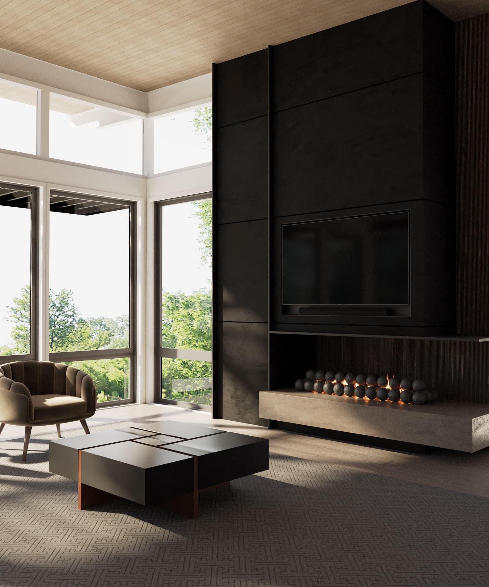 Architectural visualization of Largay Andrews in Hudson + Bloum Design · Chicago, IL