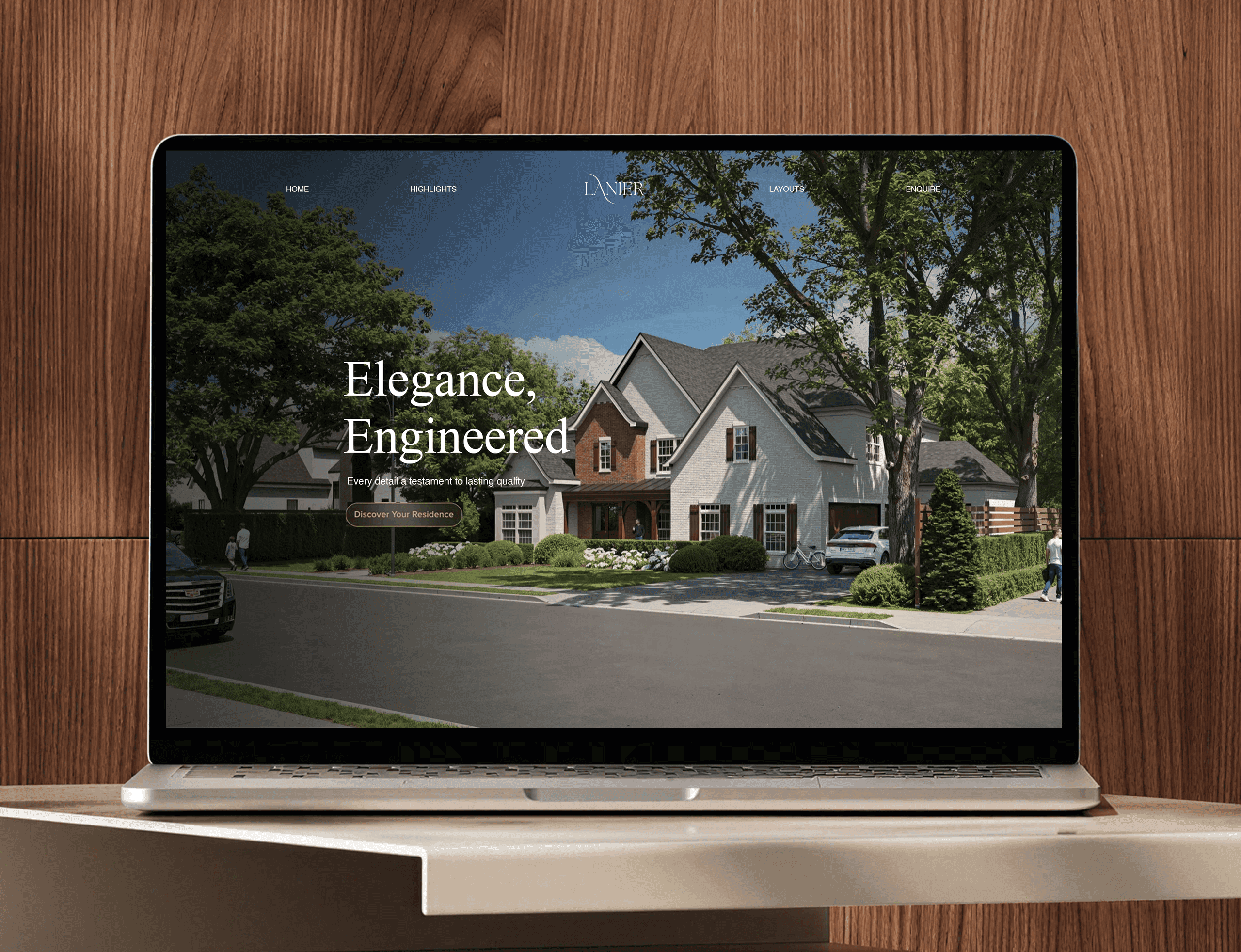 Architectural visualization of Lanier Court Homes