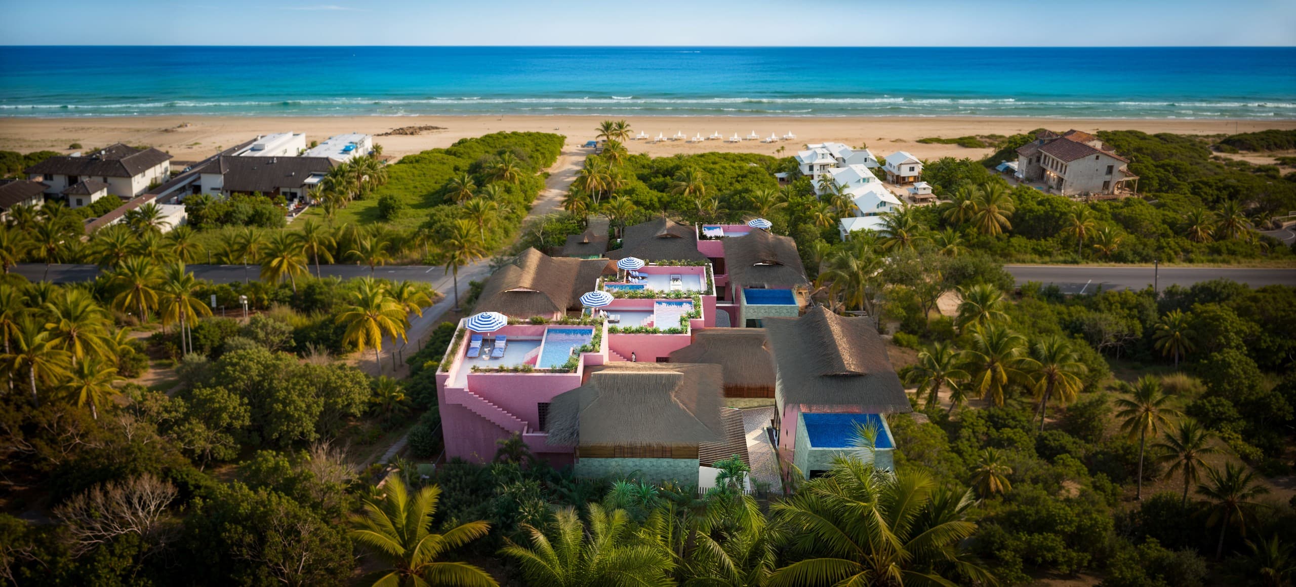 Architectural visualization of Las Orcas in Robert Couturier · Oaxaca, Mexico