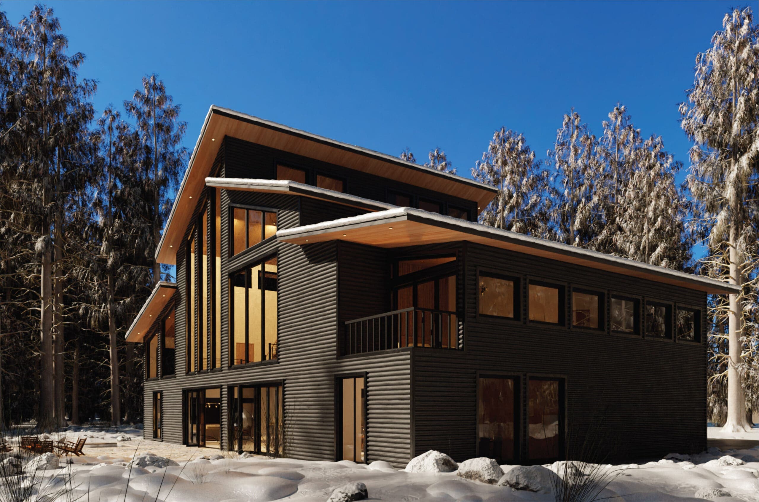 Architectural visualization of 261 Old Stockbridge Path in Rob Butler Design · Mendon, MA