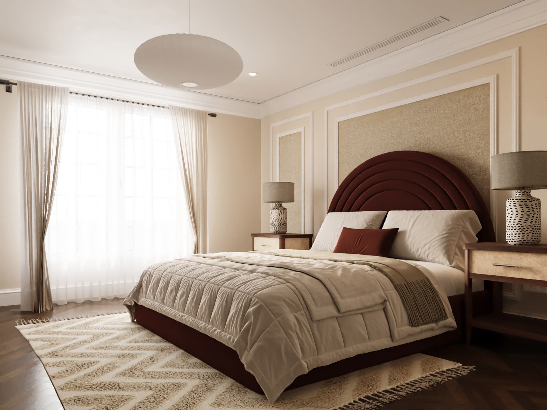 Architectural visualization of Hampstead Residence in Sai Interiors · London, UK