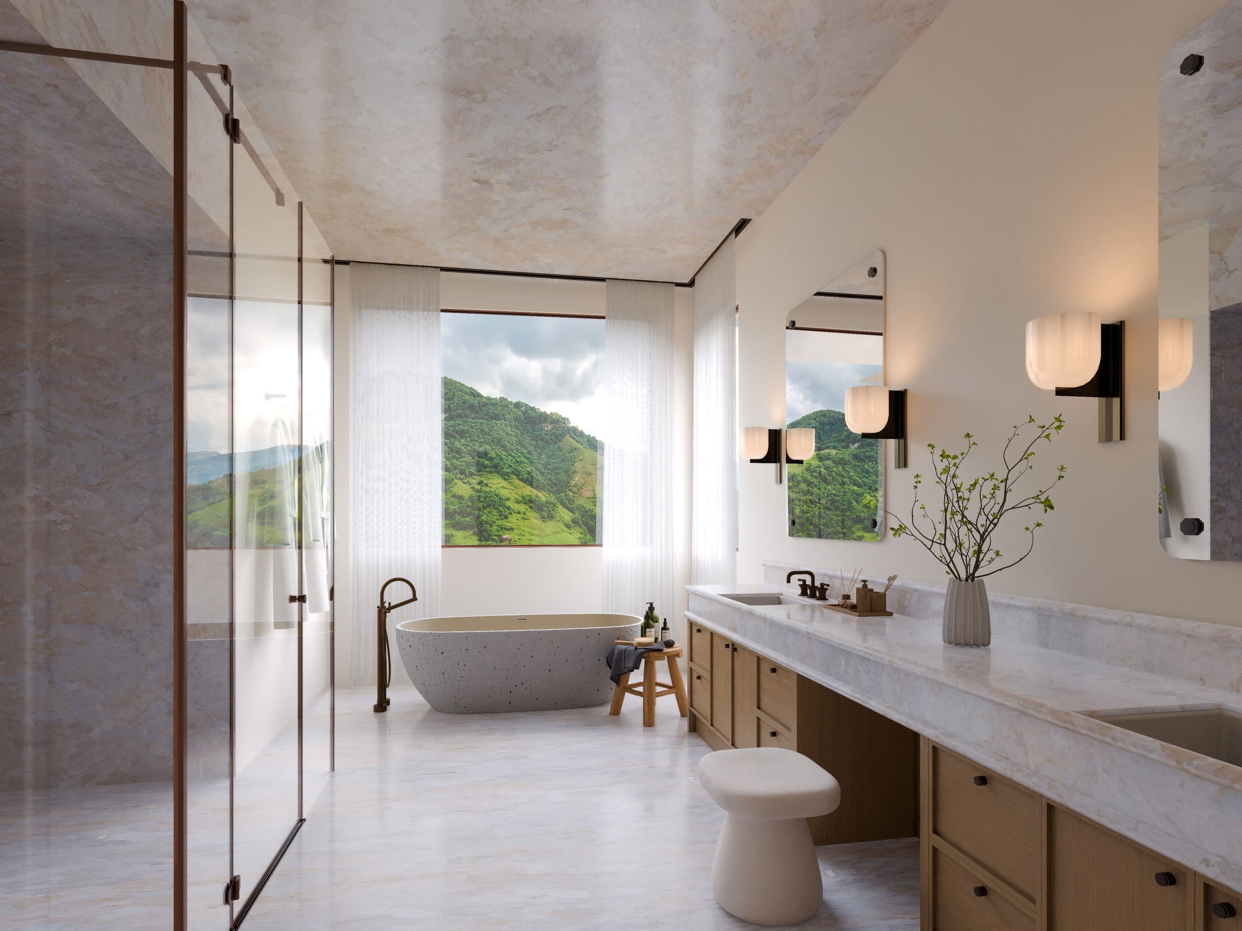 Architectural visualization of Colony Residence in Hudson + Bloum Design · Park City, UT