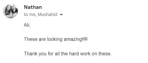 Client email