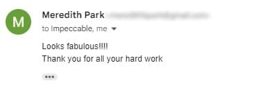 Client email