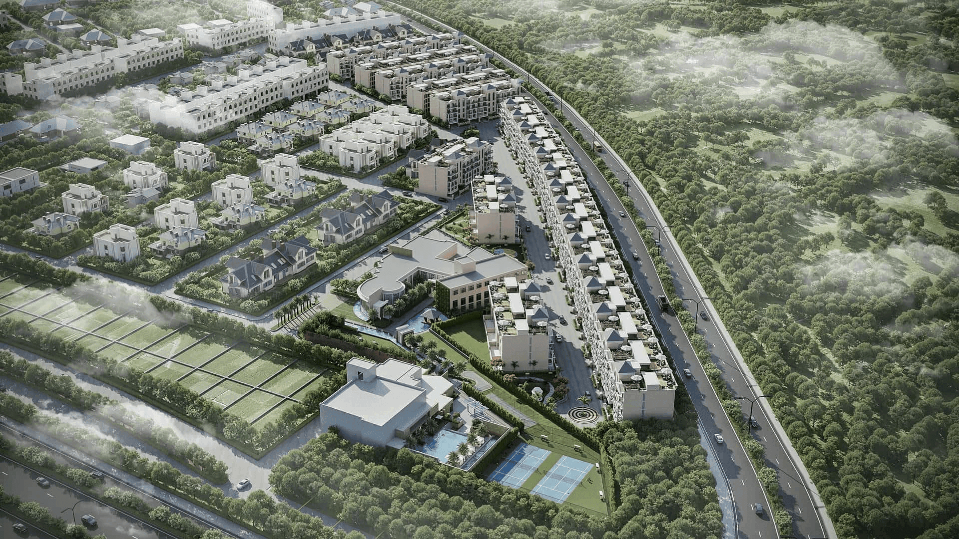 Aerial / Site Plan Renderings